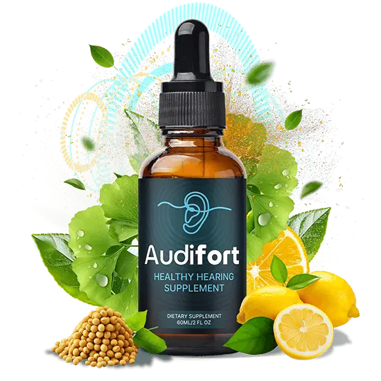 Audifort Bottle Label & Product Dropper